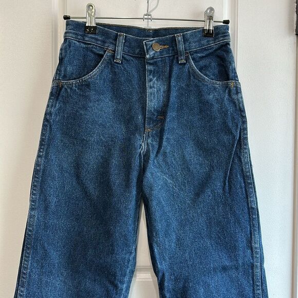 🤠 Classic Vintage Rustler Boy’s Blue Jeans 24x25 - Picture 4 of 6